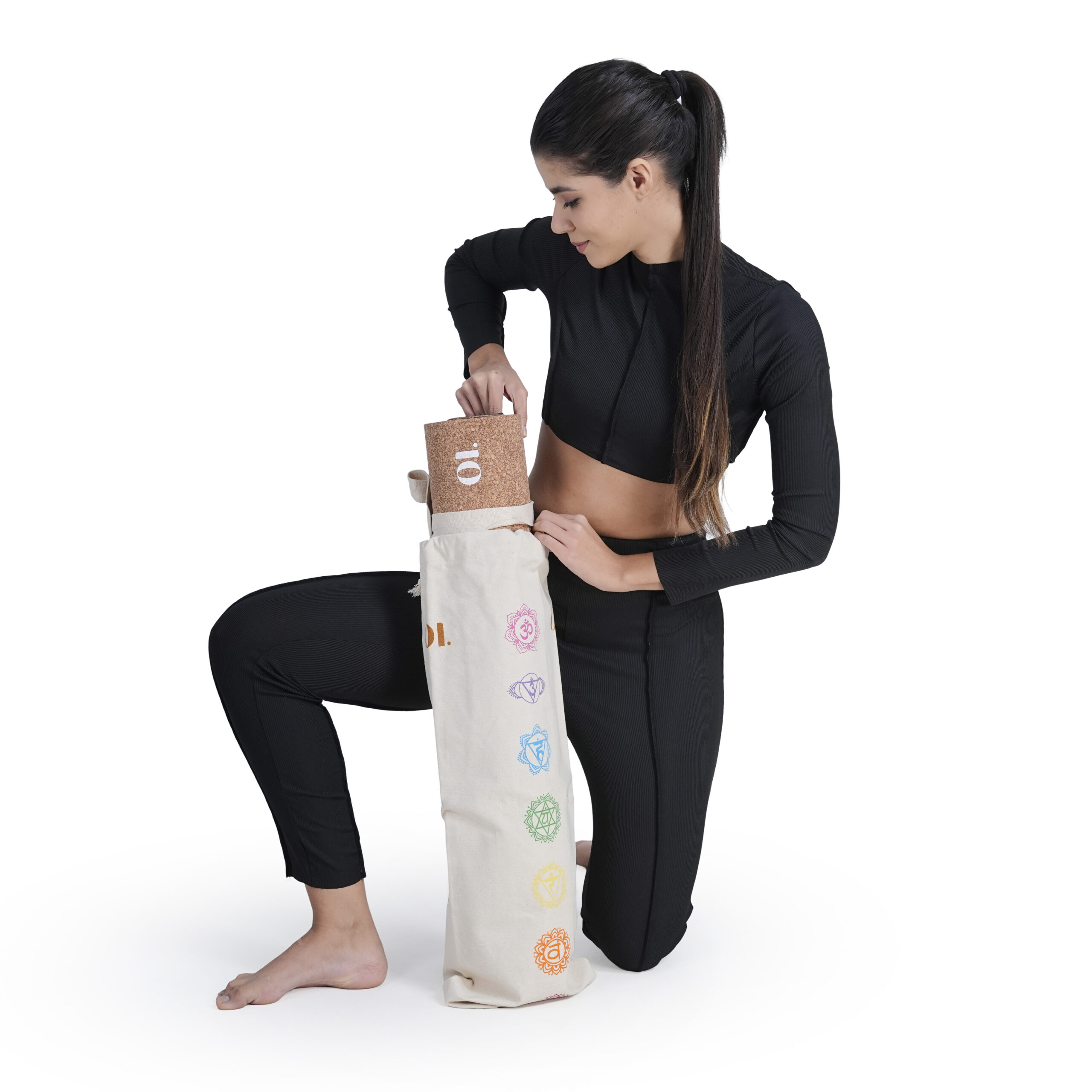Cotton Canvas Yoga Mat Bag