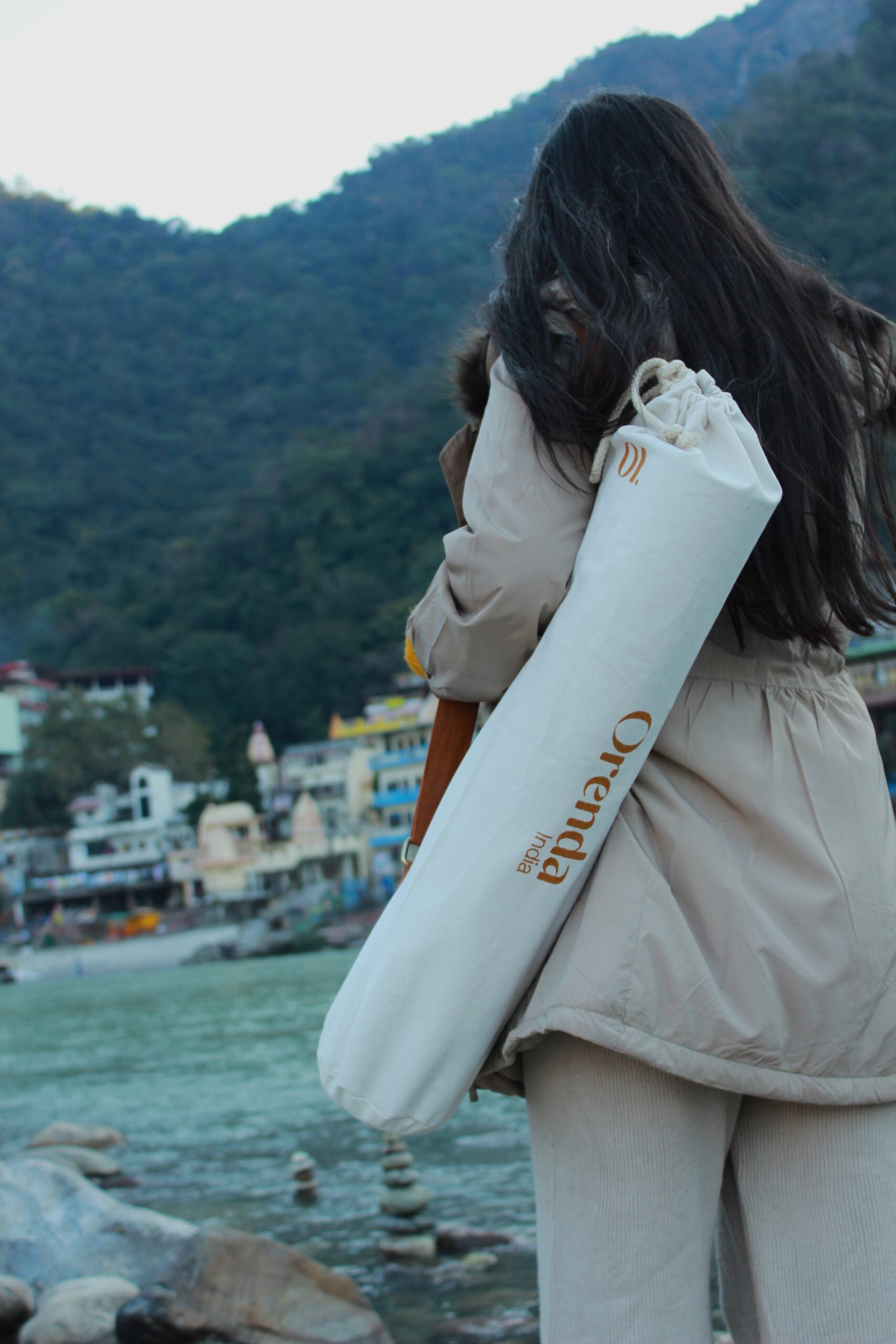 Cotton Canvas Yoga Mat Bag - Image 6