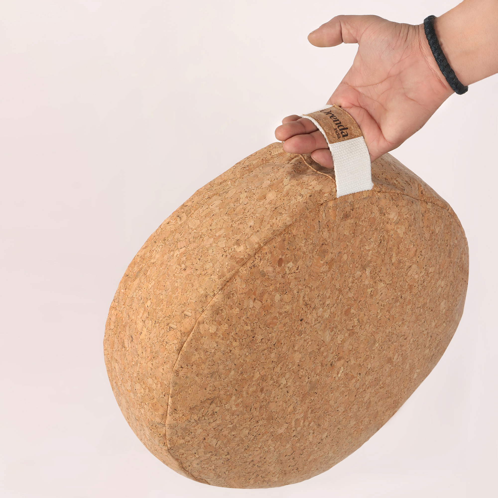 Cork Meditation cushion-With Buckwheat Filling - Image 2