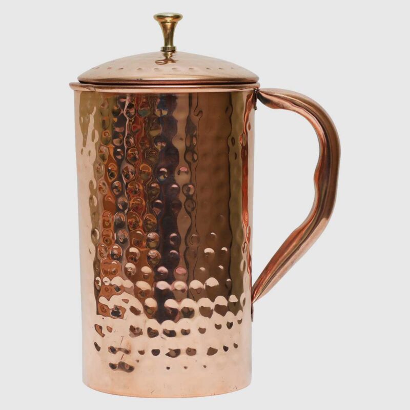 Copper Water Jug -Hammered