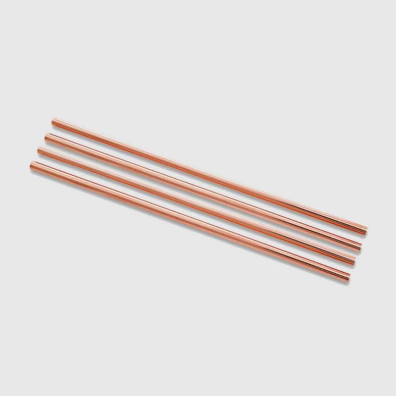 Copper Straws (Set of 4)