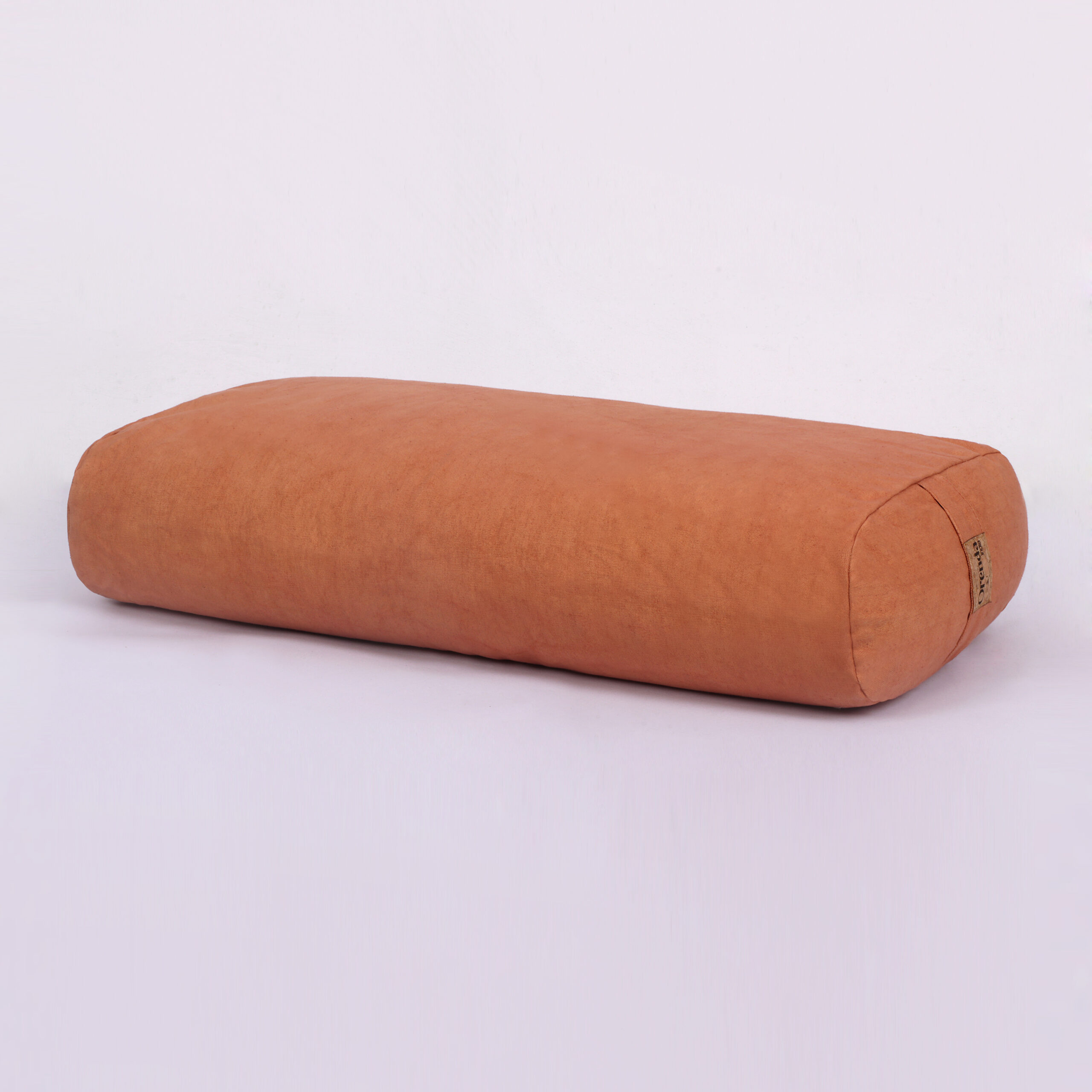 Cotton Canvas Yoga Bolster -With Buckwheat Hull Filling - Image 9