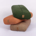 Cotton Canvas Yoga Bolster -With Buckwheat Hull Filling