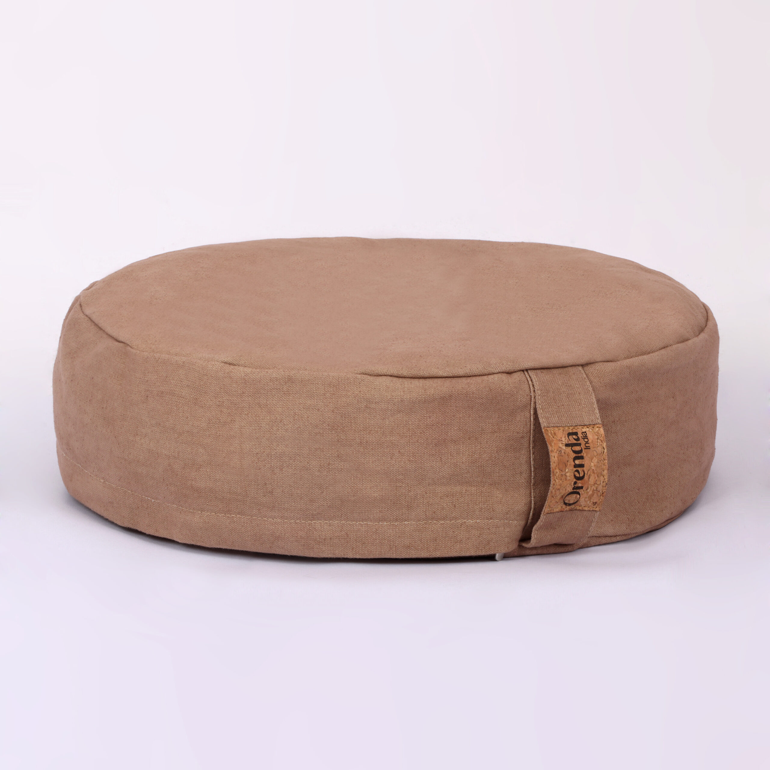 Cotton Canvas Meditation Cushion -With Buckwheat hull Filling - Image 4