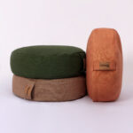 Cotton Canvas Meditation Cushion -With Buckwheat hull Filling